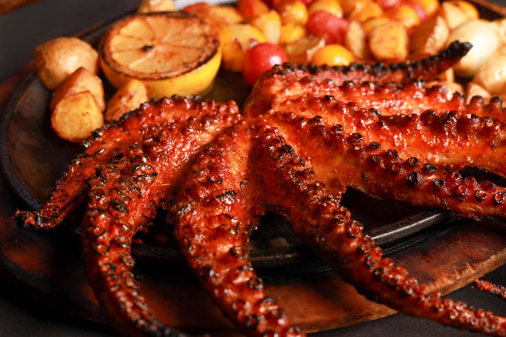Pulpo Zarandeado